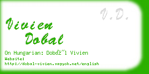 vivien dobal business card